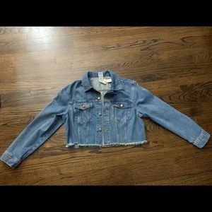 Victoria’s Secret,/Pink.  Denim jacket